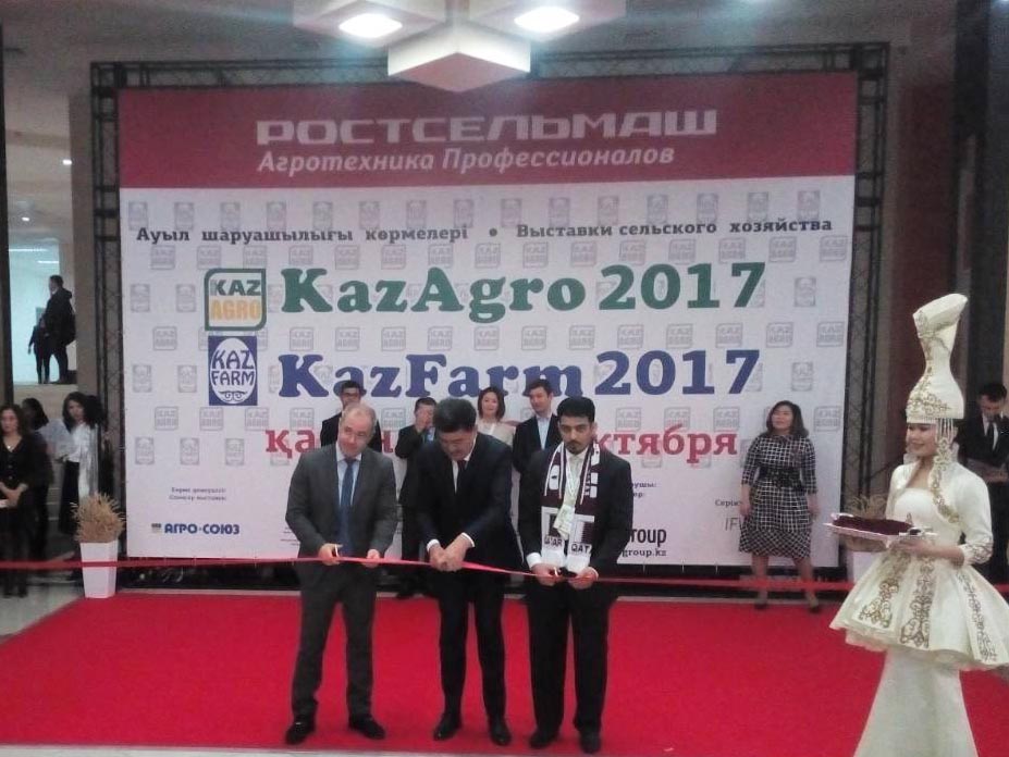Открытие выставки KazAgro 2017
